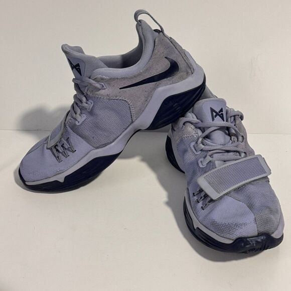 NIKE PG "PAUL GEORGE" SIZE 6.5 YOUTH SAME AS WOMAN SIZE 8.0 GLACIER grey blue - Picture 2 of 6